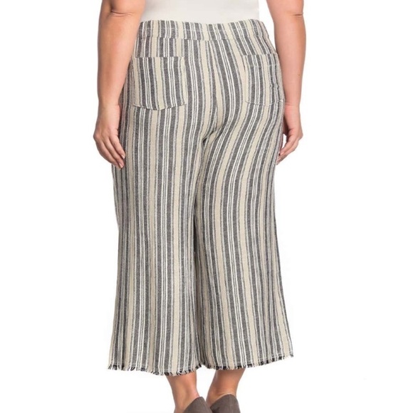 NWT Caslon – Striped Linen Blend Pants (Plus) - Picture 2 of 7